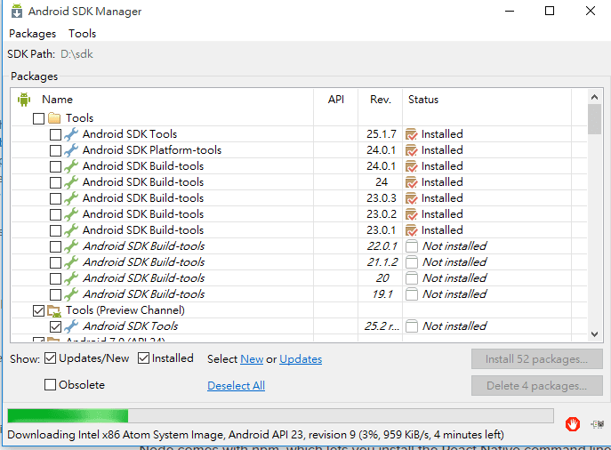 React Native - Android 環境安裝