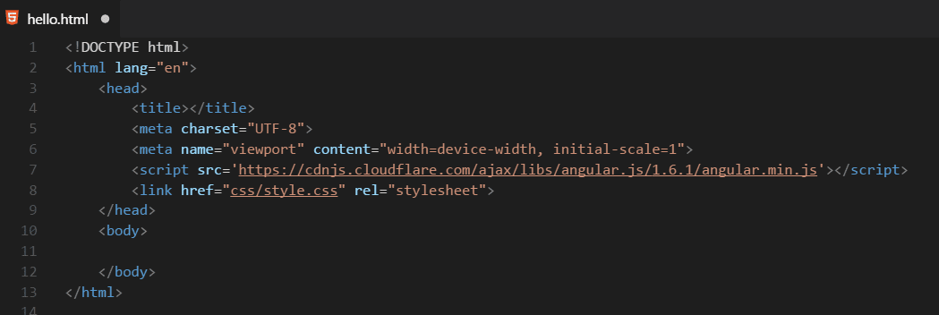 Angular JS - HelloWorld